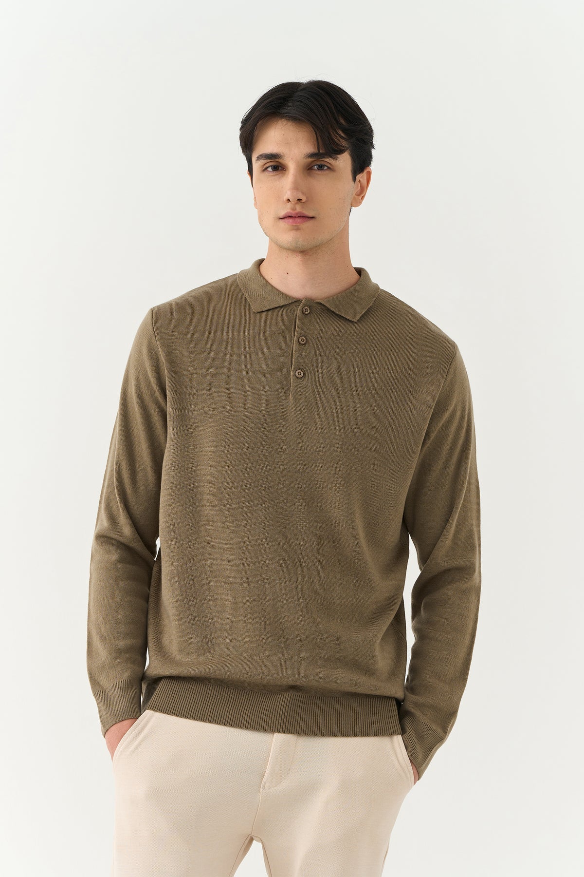 ELLS CART ARTICLE # 3310 Olive Haze Knitted Sweater